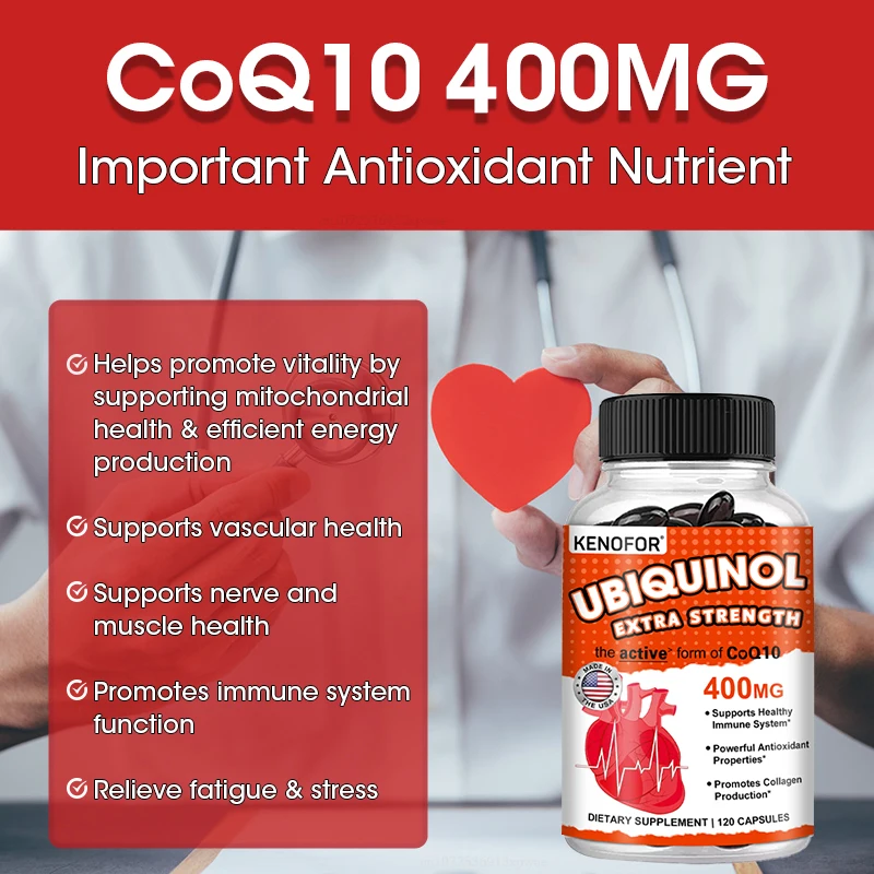 Ubiquinol CoQ10 400mg Softgels - Coq10 Ubiquinol Softgel 评论和价格